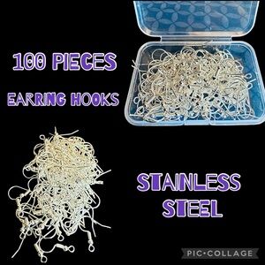 SALE 🔥 Stainless Steel Earring Hooks - Silver ~ Hypoallergenic
